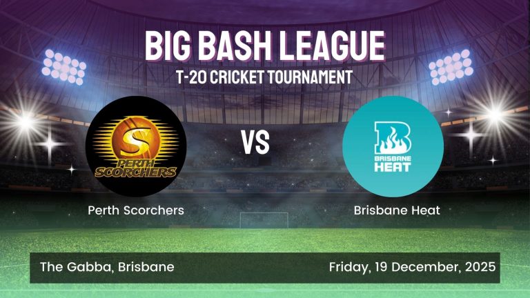 Perth Scorchers vs Brisbane Heat BBL 2025–26: Match Preview, Key Players & How to Get Your BBL ID Gurubhai 247