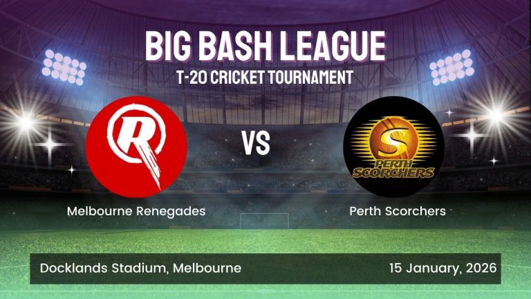 BBL ID Login Guru Bhai 247 Melbourne Renegades vs Perth Scorchers