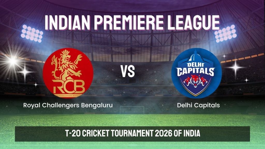 Gurubhai247 IPL Cricket ID: RCB VS DC Powerful IPL Match 2026