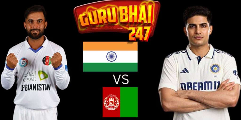 Gurubhai247 Test Match ID - India vs Afghanistan, Afghanistan Tour of India 2026 2 Gurubhai247 Test Match ID
